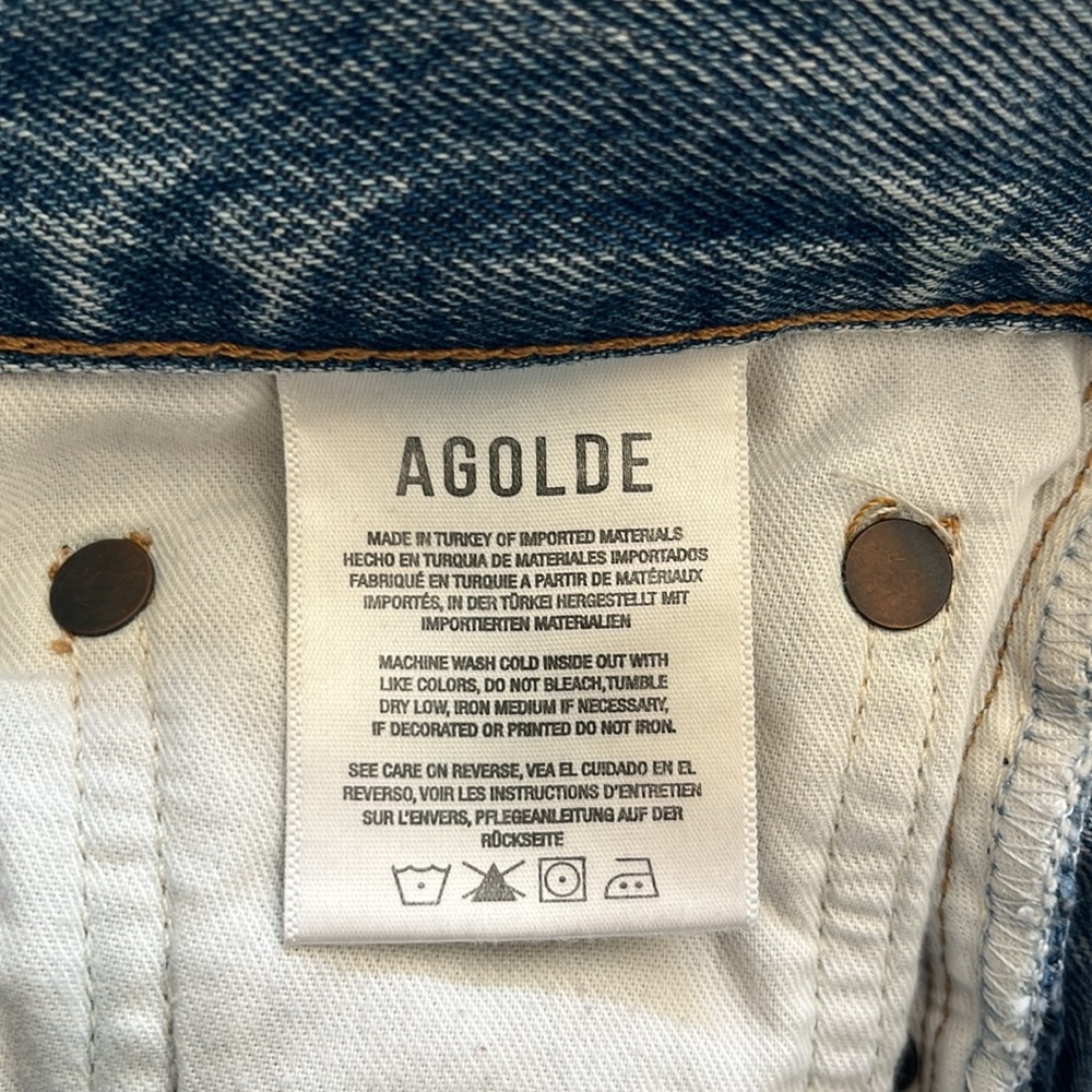 AGOLDE Riley High Rise Crop Pant - distressed - Picture 12 of 13